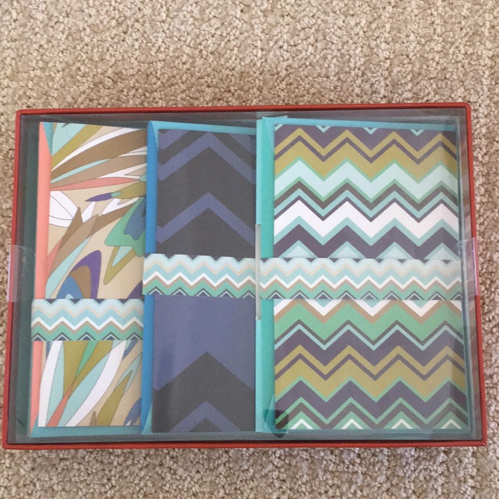 Missioni for Target 12 blank notecards set